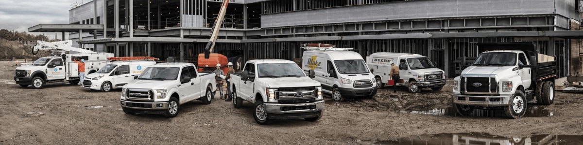Current Ford commercial and fleet vehicle lineup