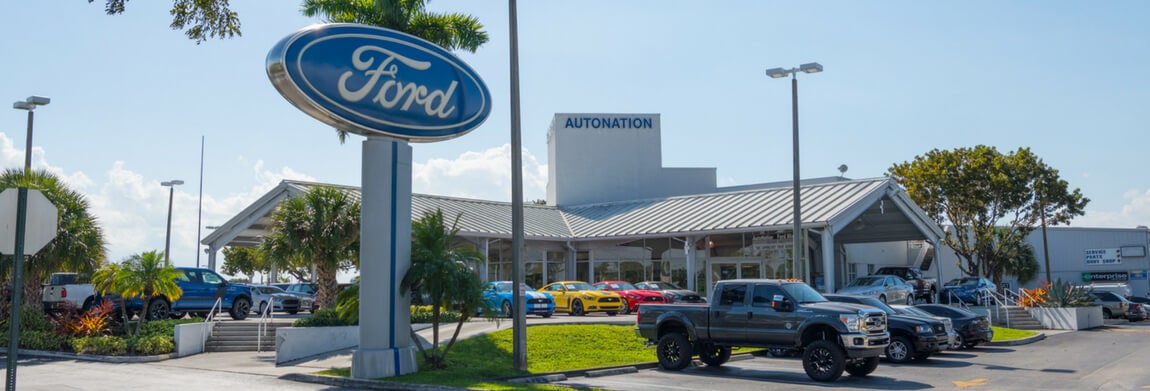 Exterior View Of Autonation Ford Miami