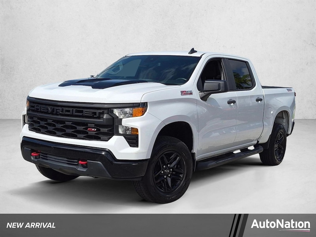 Used 2022 Chevrolet Silverado 1500 Custom Trail Boss Truck Crew Cab
