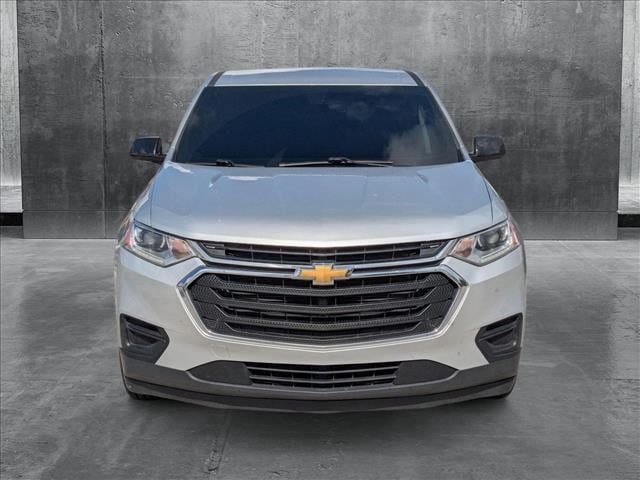 Used 2018 Chevrolet Traverse LS with VIN 1GNERFKW0JJ149737 for sale in Miami Gardens, FL