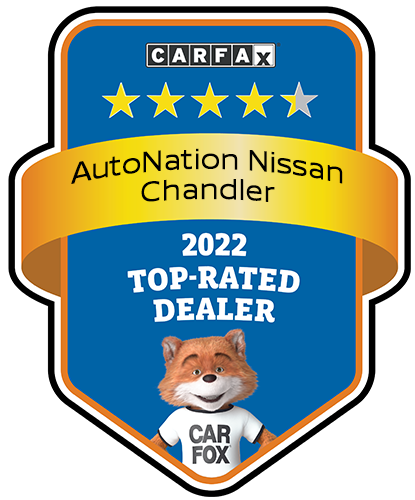 AutoNation Nissan Chandler CARFAX Top-Rated Dealer badge