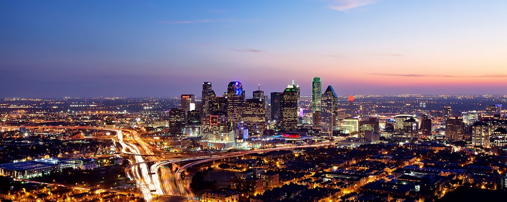Dallas, TX Scenic view of Dallas, TX