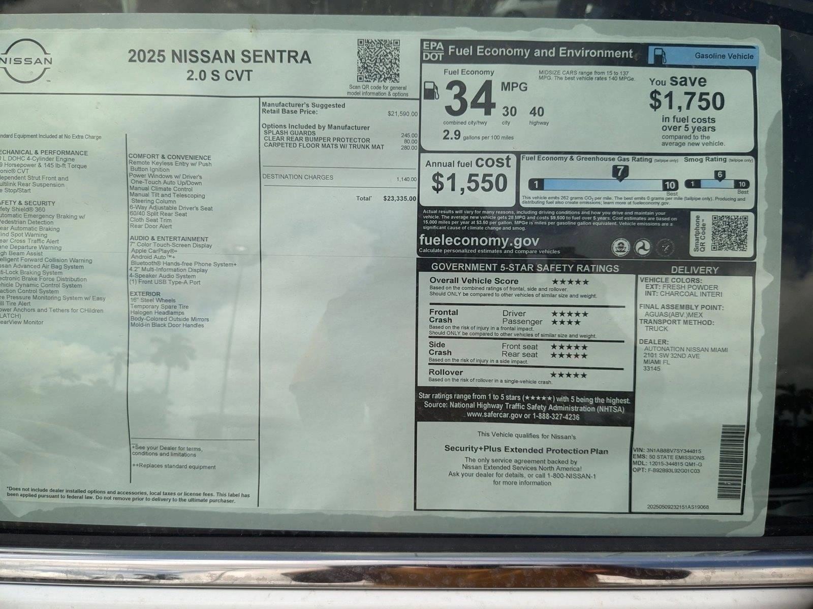 2025 Nissan Sentra S - Photo 16