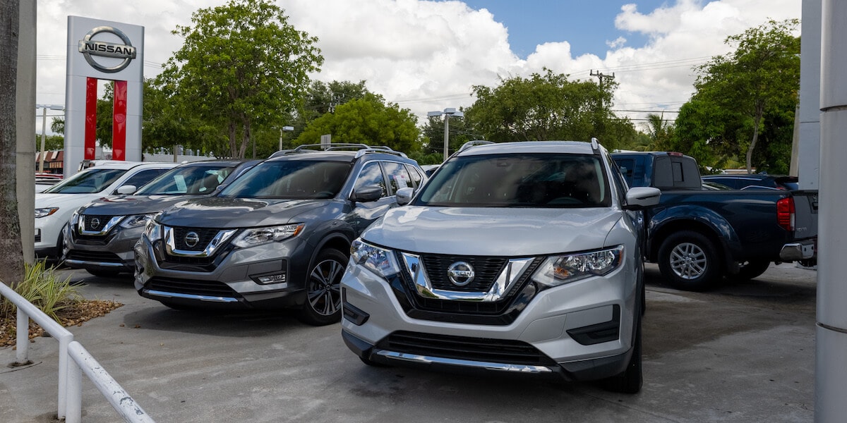 New and used Nissan models on the lot at AutoNation Nissan Pembroke Pines