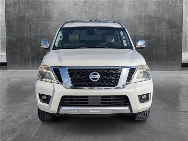 Used 2017 Nissan Armada Platinum with VIN JN8AY2NF3H9301220 for sale in Pembroke Pines, FL