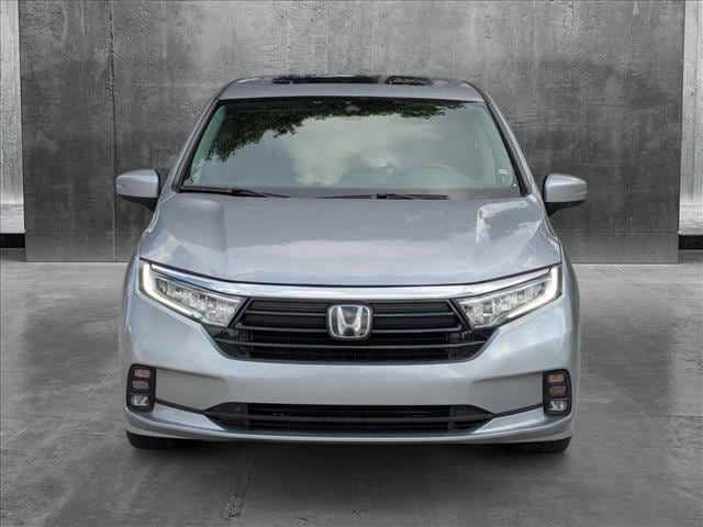 Used 2021 Honda Odyssey EX-L with VIN 5FNRL6H79MB018393 for sale in Pembroke Pines, FL