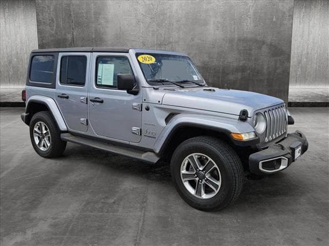 Used 2020 Jeep Wrangler Unlimited Sahara with VIN 1C4HJXEN3LW114430 for sale in Tempe, AZ