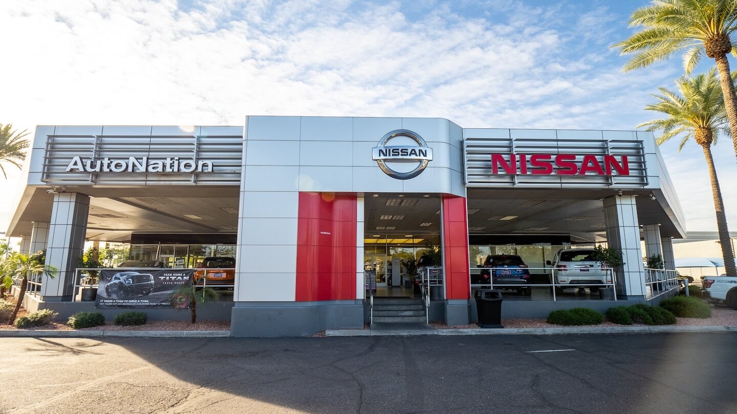 Exterior view of AutoNation Nissan Tempe