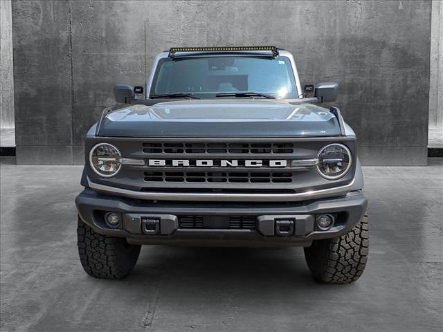 Used 2023 Ford Bronco 4-Door Black Diamond with VIN 1FMEE5DH7PLC09762 for sale in Canton, OH