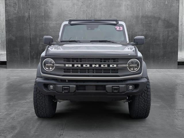 Used 2023 Ford Bronco 4-Door Black Diamond with VIN 1FMEE5DH7PLC09762 for sale in Canton, OH