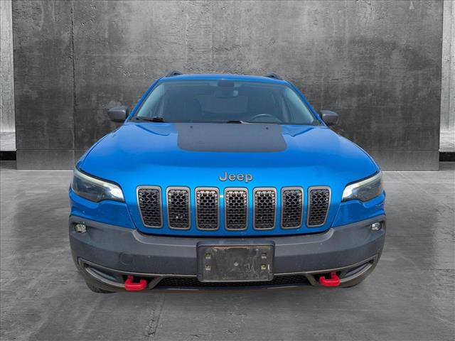 Used 2019 Jeep Cherokee Trailhawk with VIN 1C4PJMBX8KD183057 for sale in Canton, OH