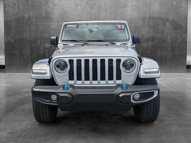 Used 2023 Jeep Wrangler 4xe Sahara 4XE with VIN 1C4JJXP60PW605258 for sale in Jacksonville, FL