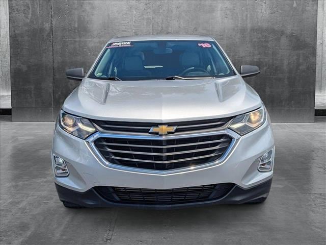Certified 2018 Chevrolet Equinox LS with VIN 3GNAXHEV1JS551266 for sale in Panama City, FL