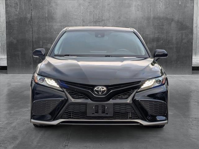 Used 2021 Toyota Camry XSE with VIN 4T1K61AK9MU421691 for sale in Panama City, FL