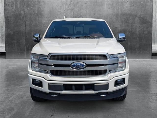 Certified 2018 Ford F-150 Platinum with VIN 1FTEW1EG2JFD37221 for sale in Panama City, FL