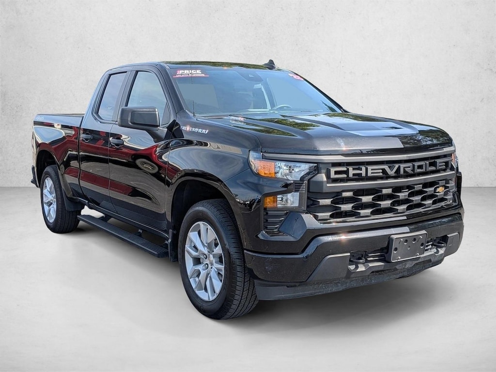 Certified 2025 Chevrolet Silverado 1500 Custom Truck Double Cab