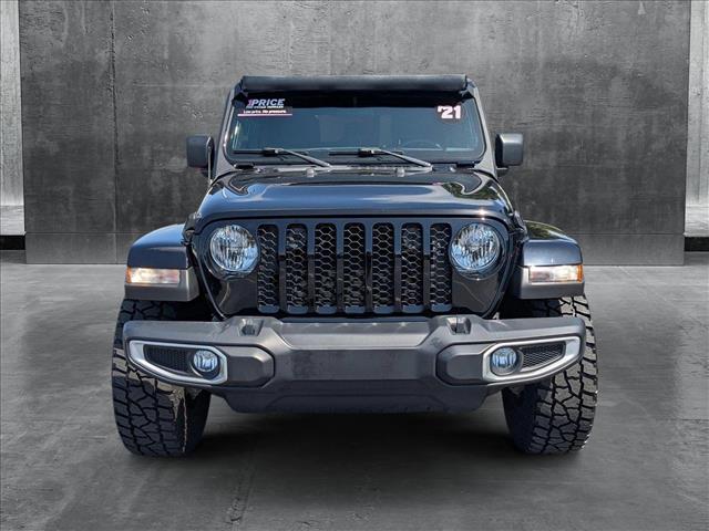 Certified 2021 Jeep Gladiator Sport S with VIN 1C6HJTAG1ML580626 for sale in Panama City, FL