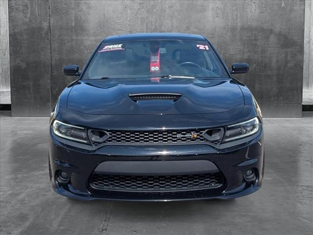Used 2021 Dodge Charger Scat Pack with VIN 2C3CDXGJ3MH596297 for sale in Panama City, FL