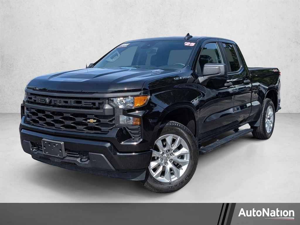 Certified 2025 Chevrolet Silverado 1500 Custom Truck Double Cab