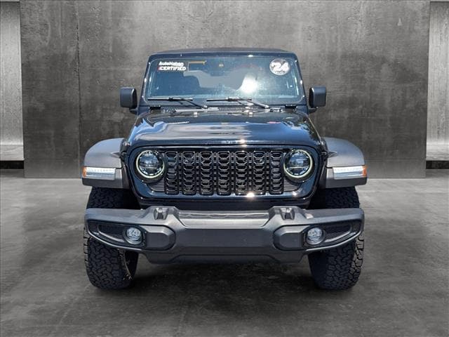 Used 2024 Jeep Wrangler 2-Door Willys with VIN 1C4PJXAG4RW212247 for sale in Panama City, FL