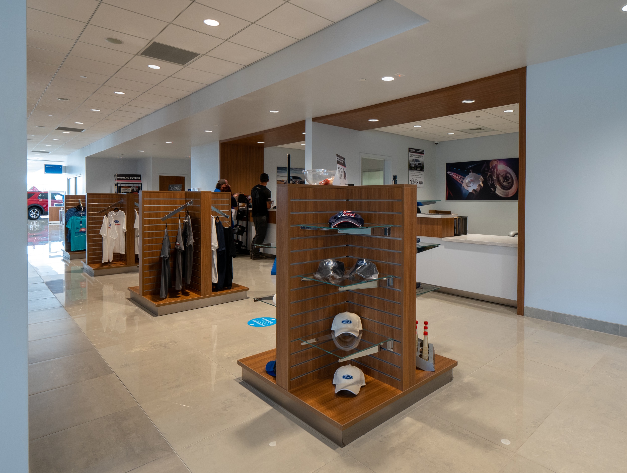 Interior view of AutoNation Ford Panama City parts department
