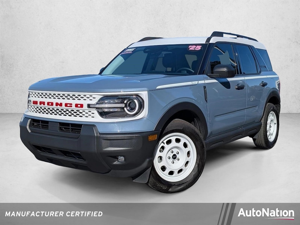 Certified 2025 Ford Bronco Sport Heritage SUV
