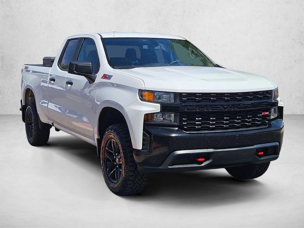Used 2019 Chevrolet Silverado 1500 Custom Trail Boss Truck Double Cab