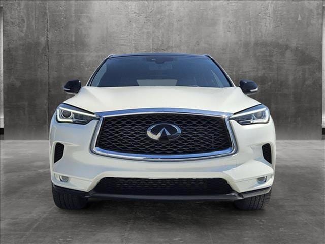 Used 2021 INFINITI QX50 Luxe with VIN 3PCAJ5BA4MF100758 for sale in Scottsdale, AZ