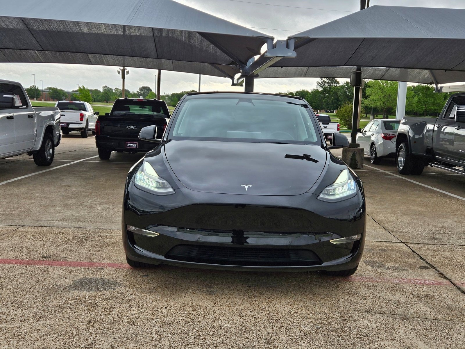 Used 2022 Tesla Model Y Long Range with VIN 7SAYGDEE1NF434014 for sale in Fort Worth, TX