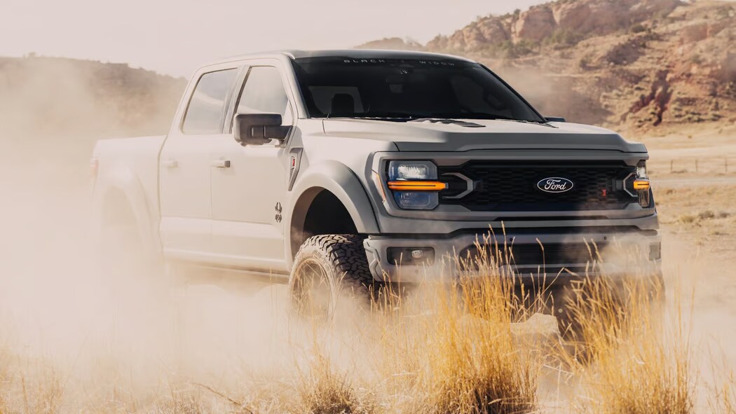 F-150 Black Widow offroading