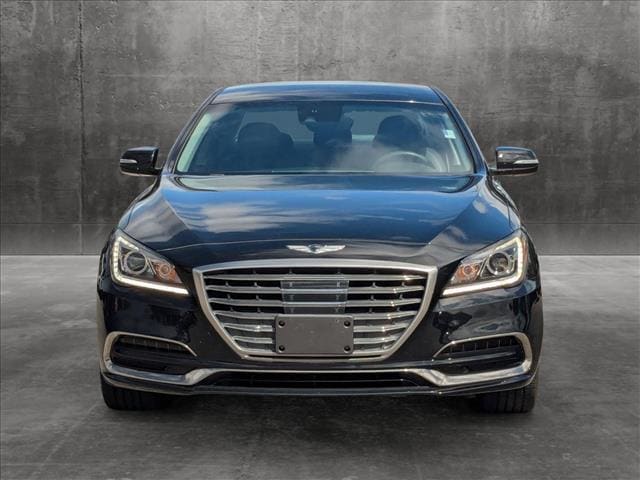 Used 2018 GENESIS G80 Base with VIN KMHGN4JE2JU216830 for sale in Saint Petersburg, FL