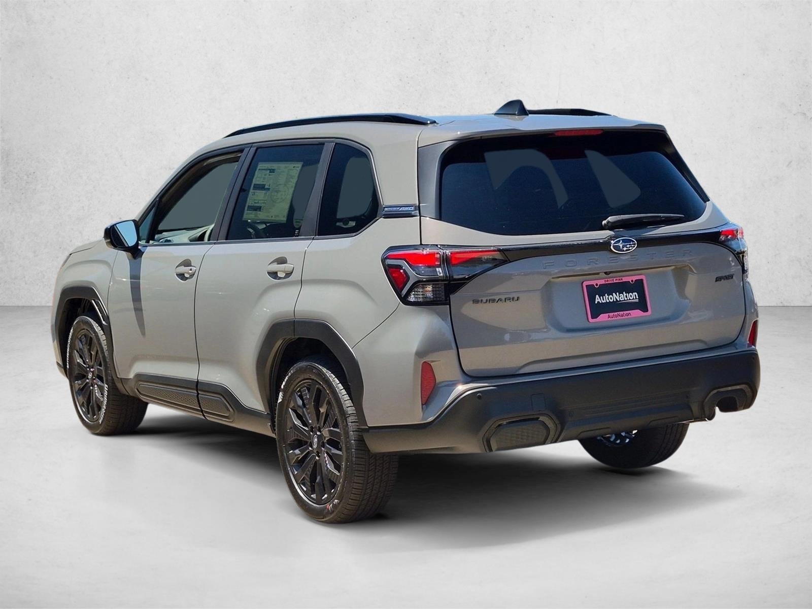 2026 Subaru Forester Sport — Rear three-quarter, driver side