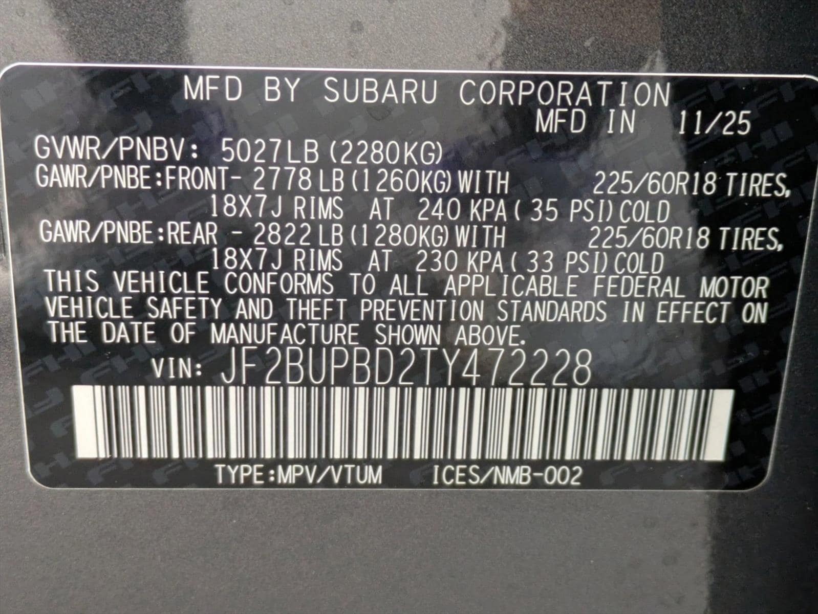 2026 Subaru Outback Premium - Photo 18