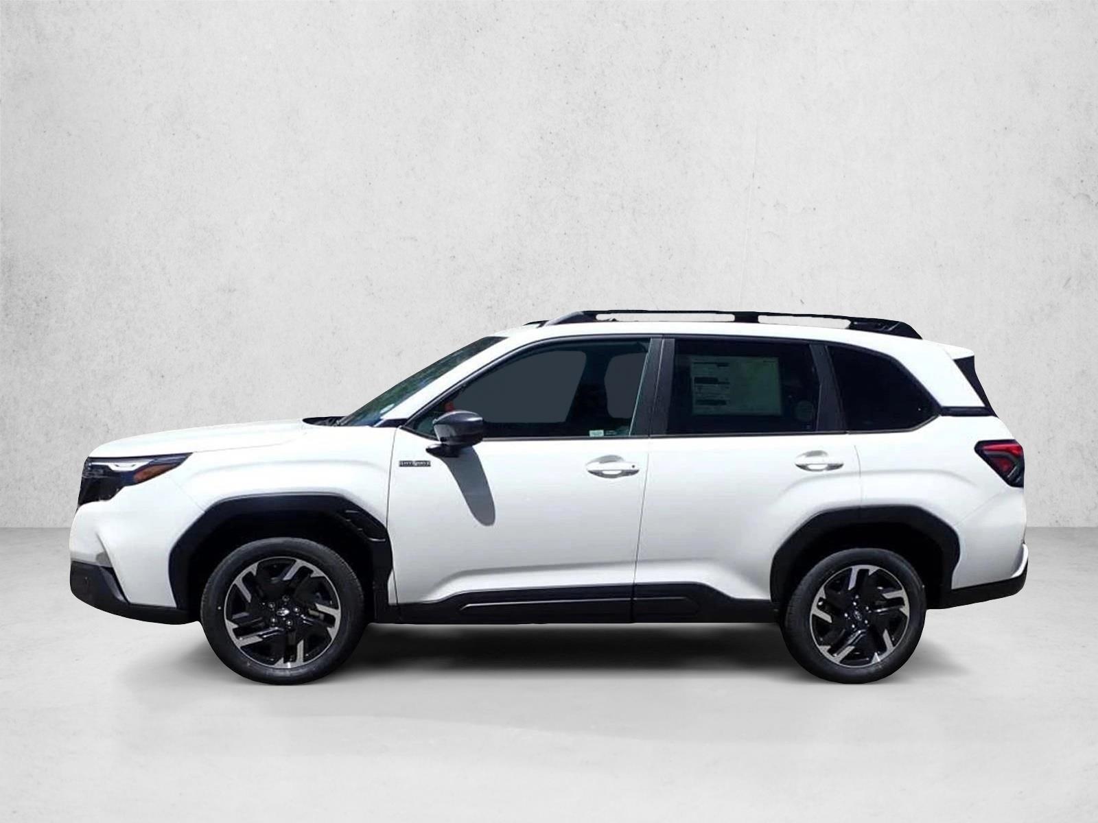 2026 Subaru Forester Premium Hybrid — Rear three-quarter