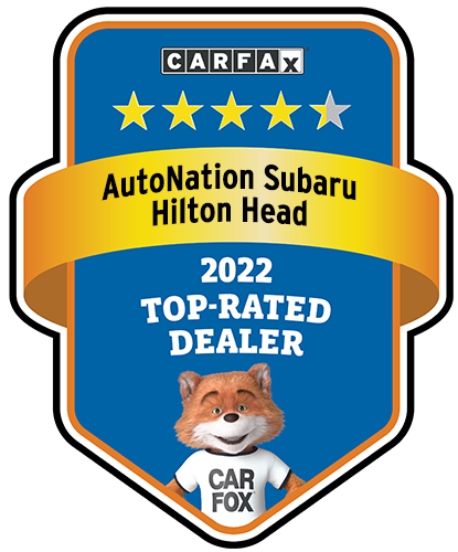 AutoNation Subaru Hilton Head CARFAX Top-Rated Dealer badge