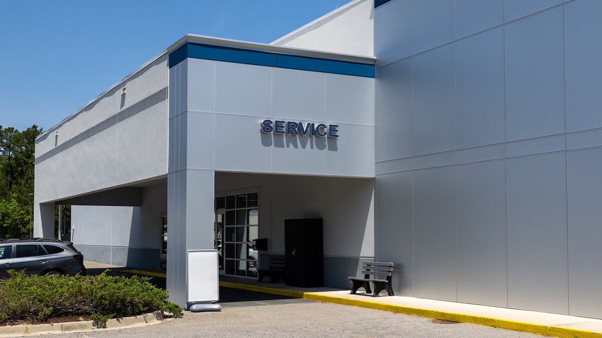 AutoNation Subaru Hilton Head Service Center entrance