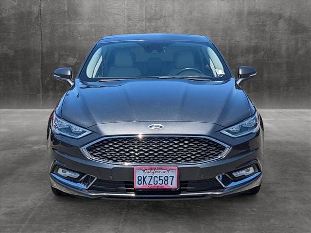 Certified 2017 Ford Fusion Titanium with VIN 3FA6P0K97HR201025 for sale in Torrance, CA