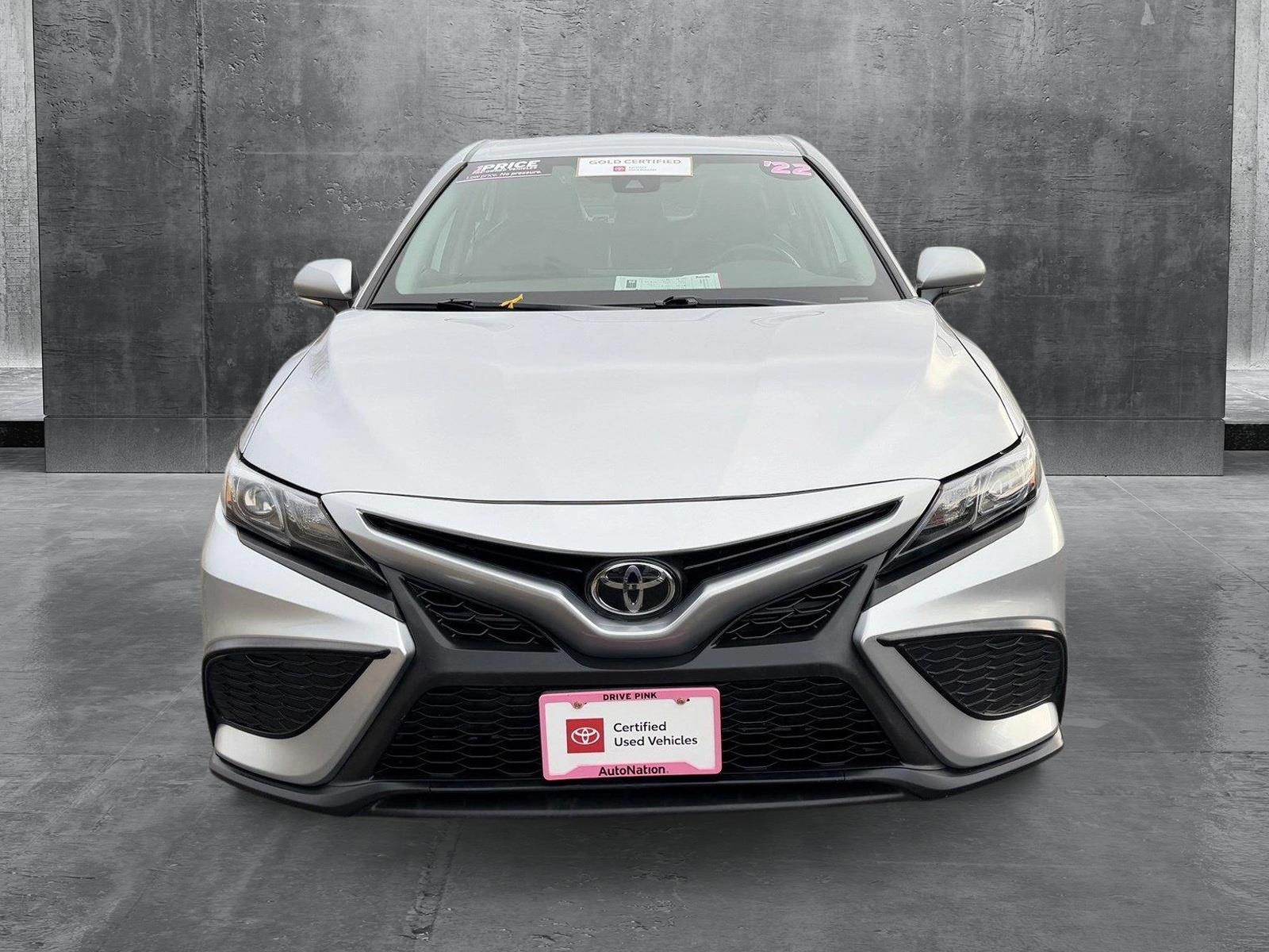 Certified 2022 Toyota Camry SE with VIN 4T1G11AK2NU674356 for sale in Centennial, CO