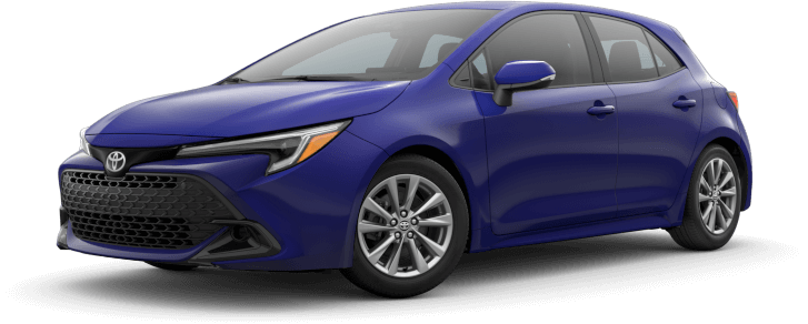 Toyota Corolla Hatchback in Blue Crush Metallic Toyota Corolla Hatchback in Blue Crush Metallic