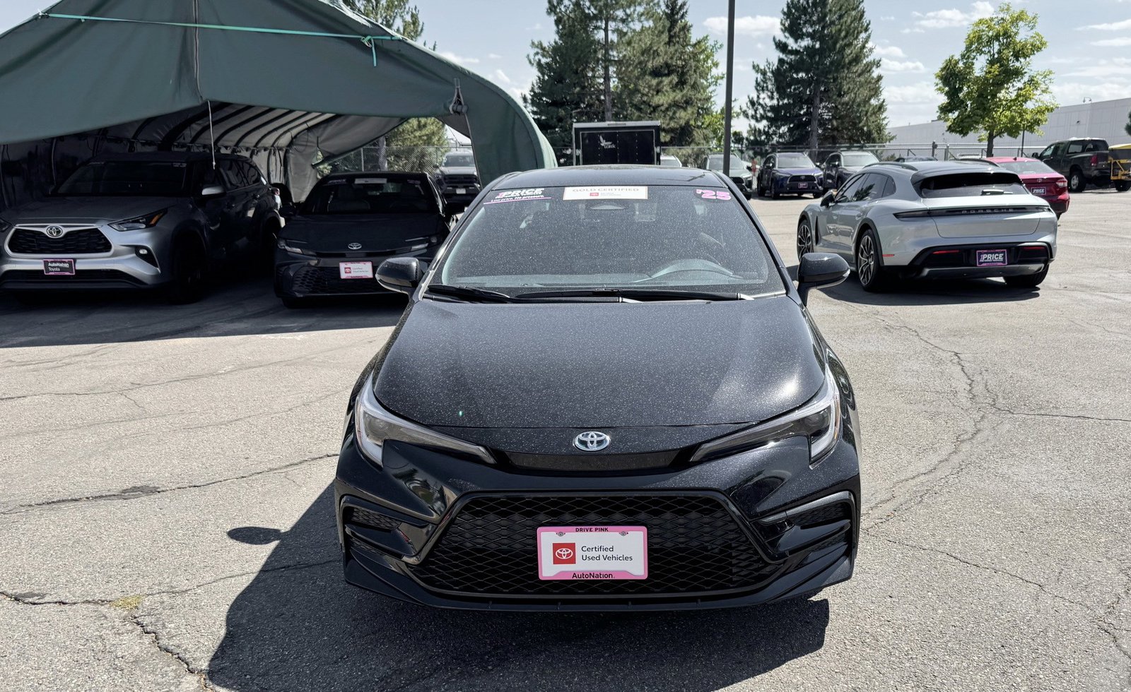 Certified 2025 Toyota Corolla SE with VIN JTDBDMHE2S3017811 for sale in Northfield, Minnesota
