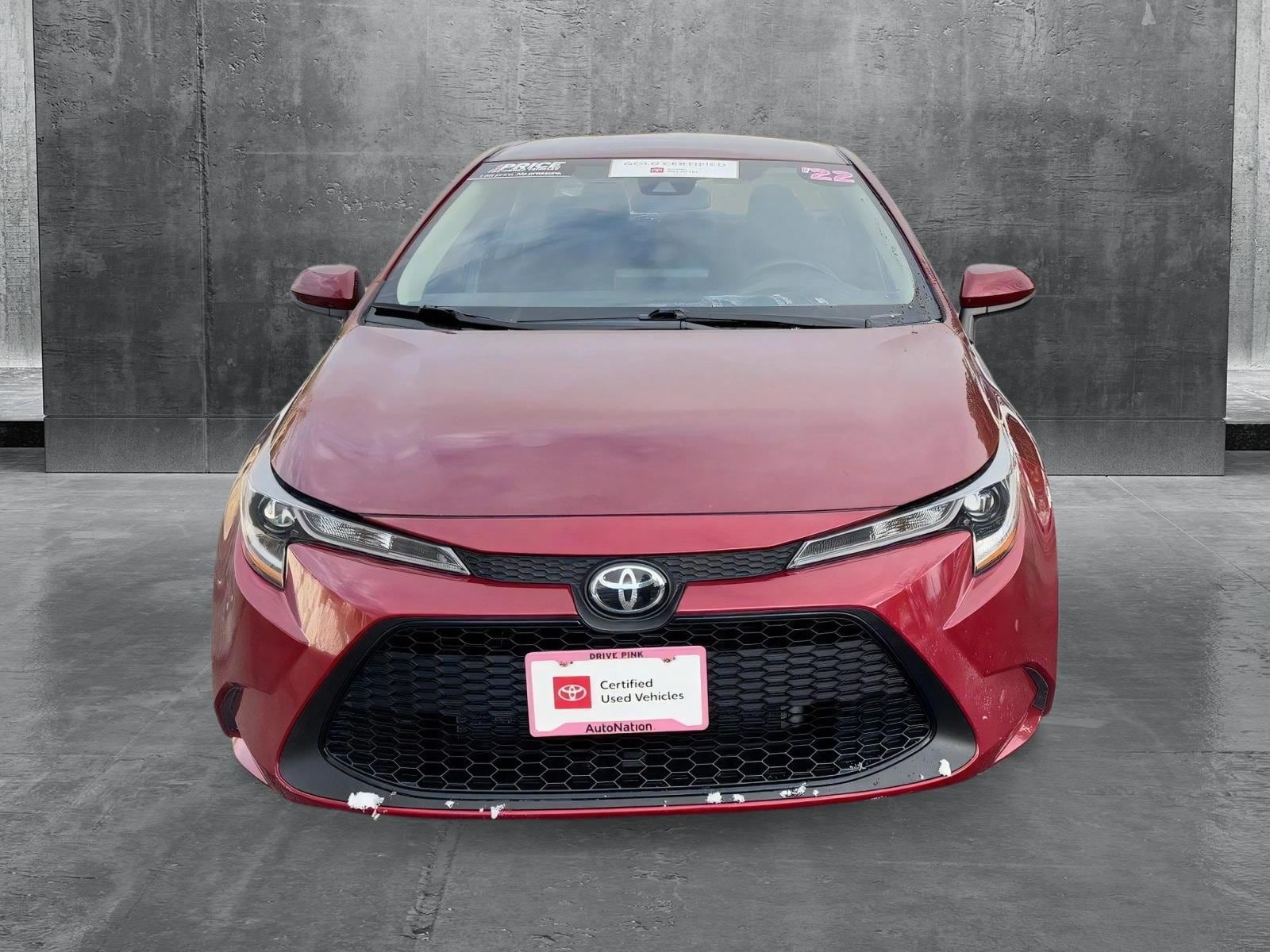 Certified 2022 Toyota Corolla LE with VIN 5YFEPMAE6NP342794 for sale in Centennial, CO
