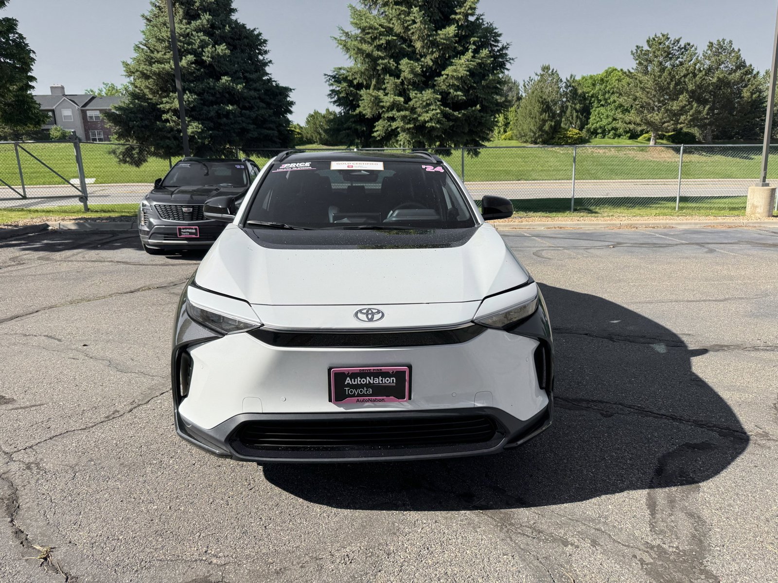 Certified 2024 Toyota bZ4X XLE with VIN JTMABACA5RA058640 for sale in Centennial, CO