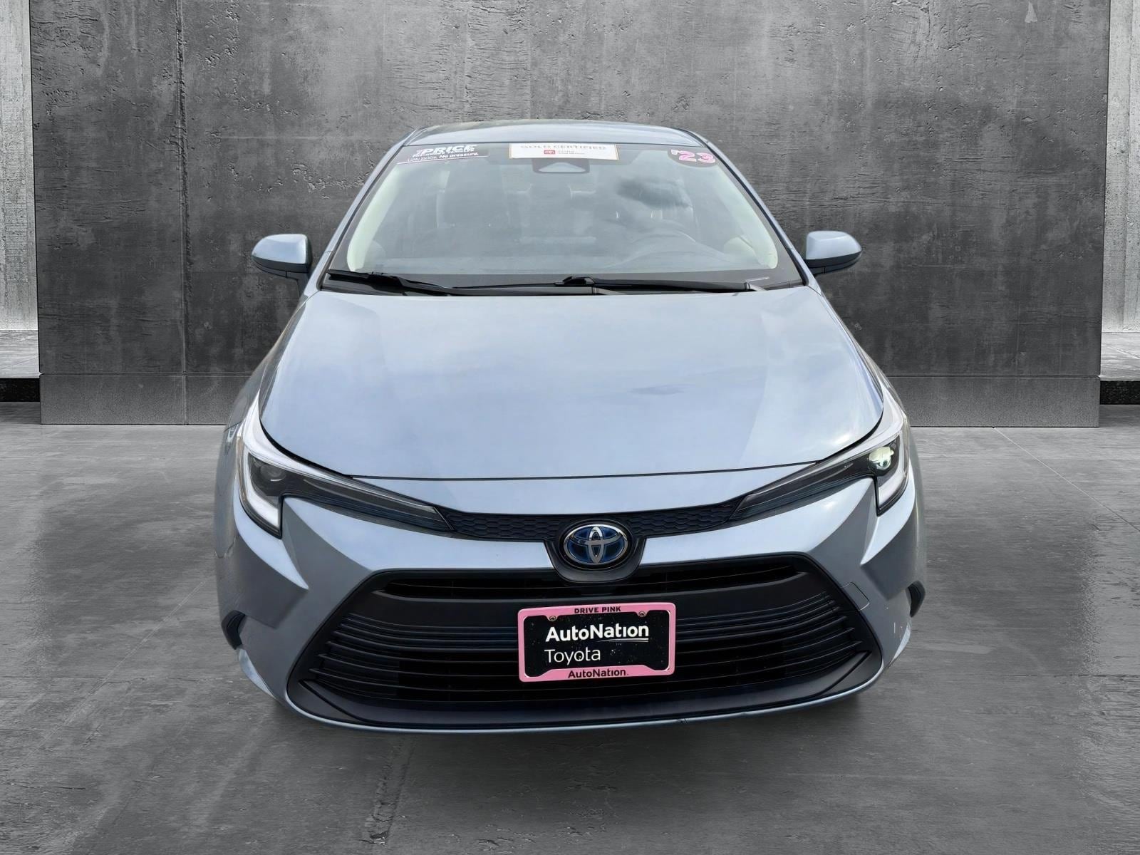 Certified 2023 Toyota Corolla LE with VIN JTDBCMFE5P3000949 for sale in Centennial, CO