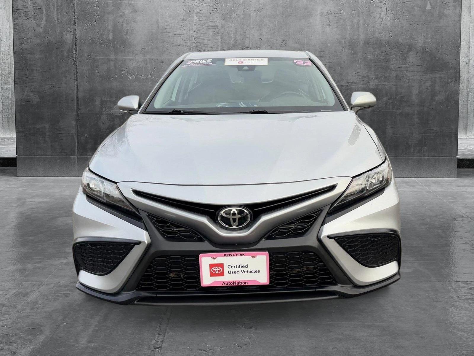 Certified 2022 Toyota Camry SE with VIN 4T1G11AK5NU685643 for sale in Centennial, CO