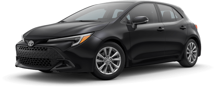 Toyota Corolla Hatchback in Midnight Black Metallic Toyota Corolla Hatchback in Midnight Black
Metallic