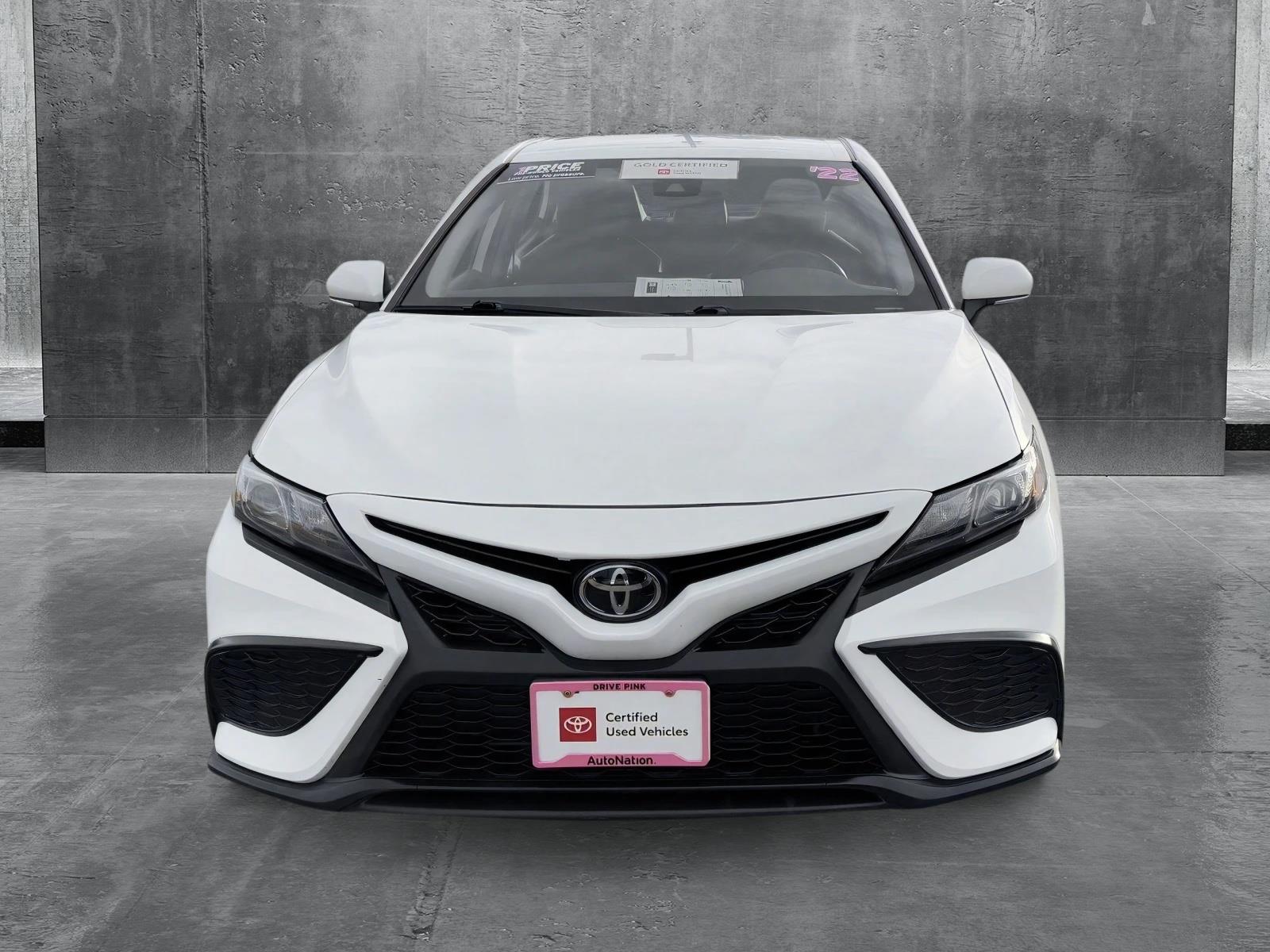 Certified 2022 Toyota Camry SE with VIN 4T1G11AK1NU669620 for sale in Centennial, CO