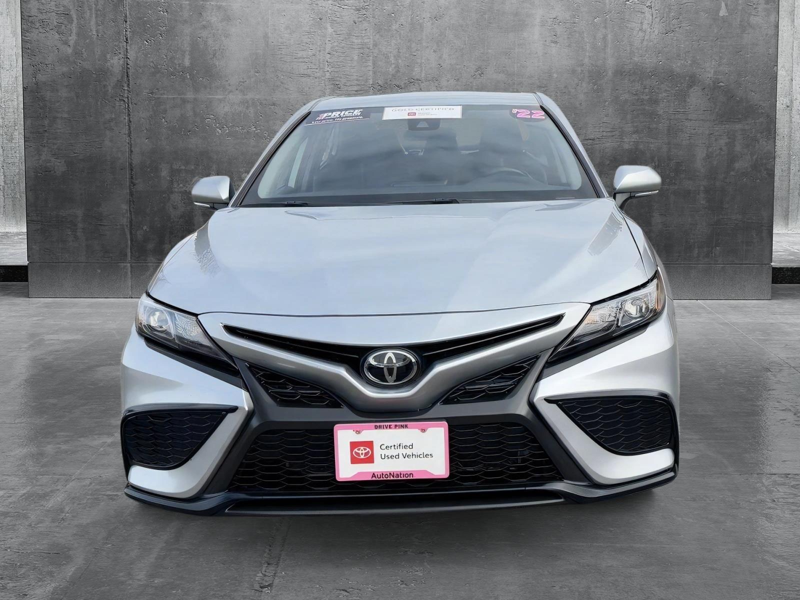 Certified 2022 Toyota Camry SE with VIN 4T1G11AK2NU698382 for sale in Centennial, CO