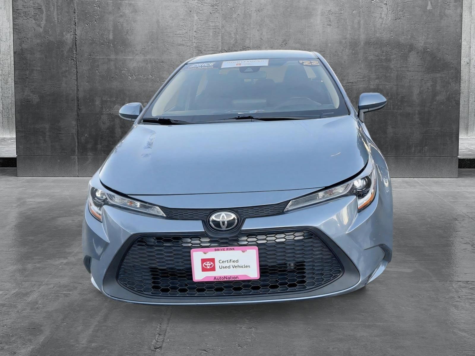 Certified 2022 Toyota Corolla LE with VIN 5YFEPMAEXNP278078 for sale in Centennial, CO