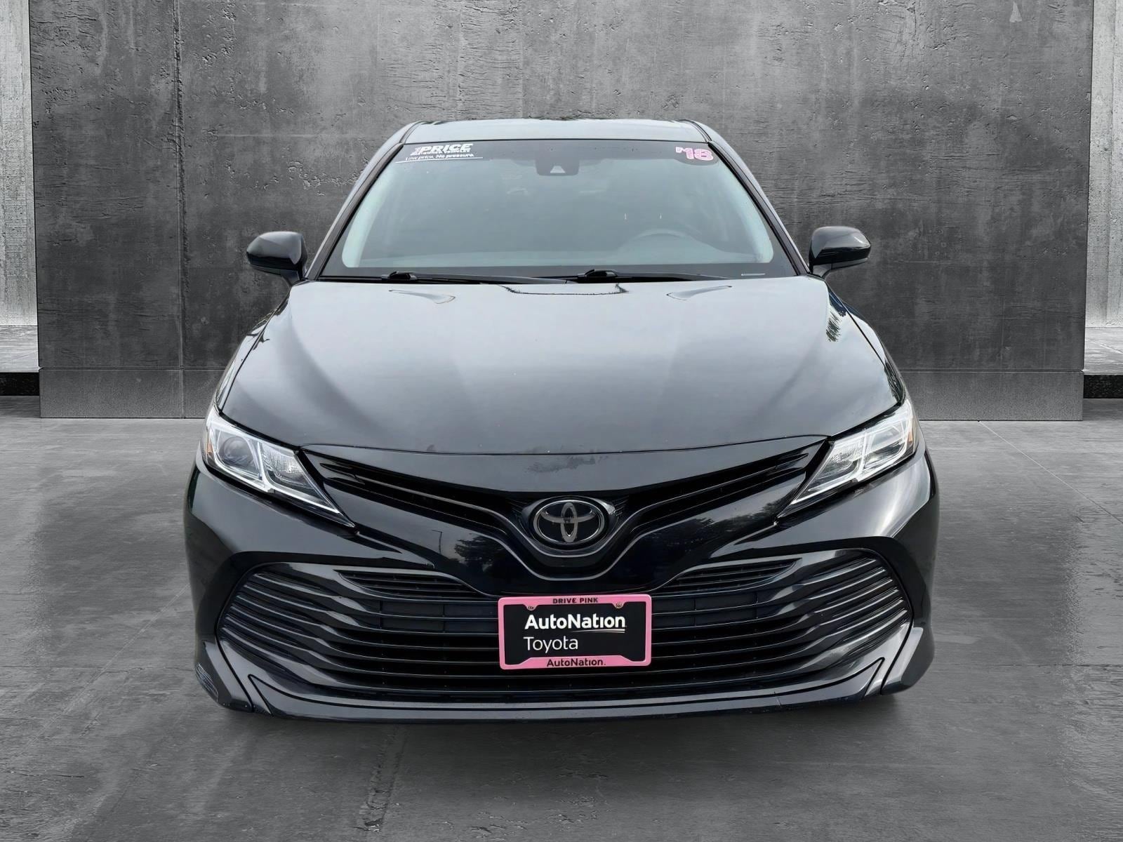 Used 2018 Toyota Camry LE with VIN 4T1B11HK2JU576308 for sale in Centennial, CO