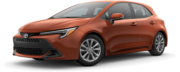 Toyota Corolla Hatchback in Inferno Toyota Corolla Hatchback in Inferno